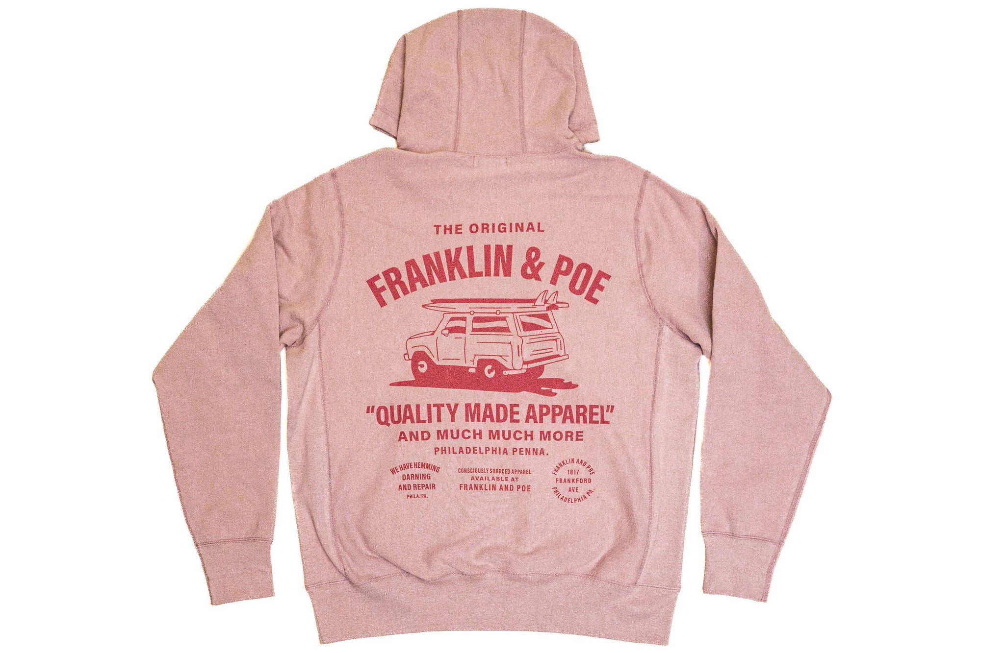 Franklin & Poe Shop Hoody - Pink Bronco Edition