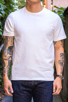 Merz b. Schwanen 215 Classic Crew Neck T-Shirt - White