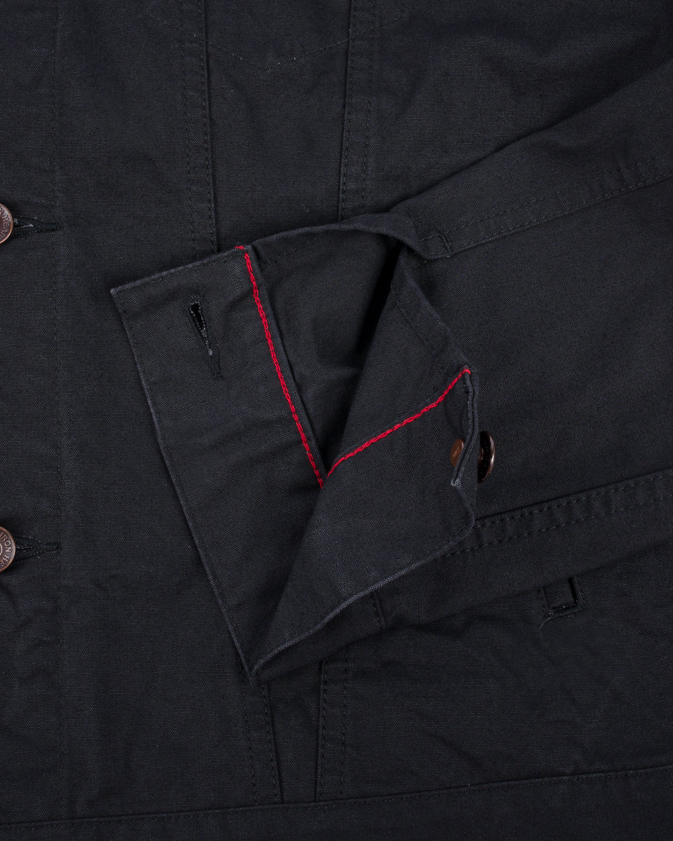 Iron Heart IHJ-147-BLK 9oz Canvas Type III Jacket - Black