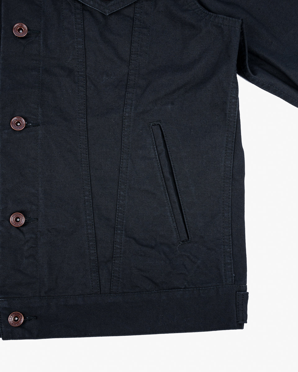 Iron Heart IHJ-147-BLK 9oz Canvas Type III Jacket - Black