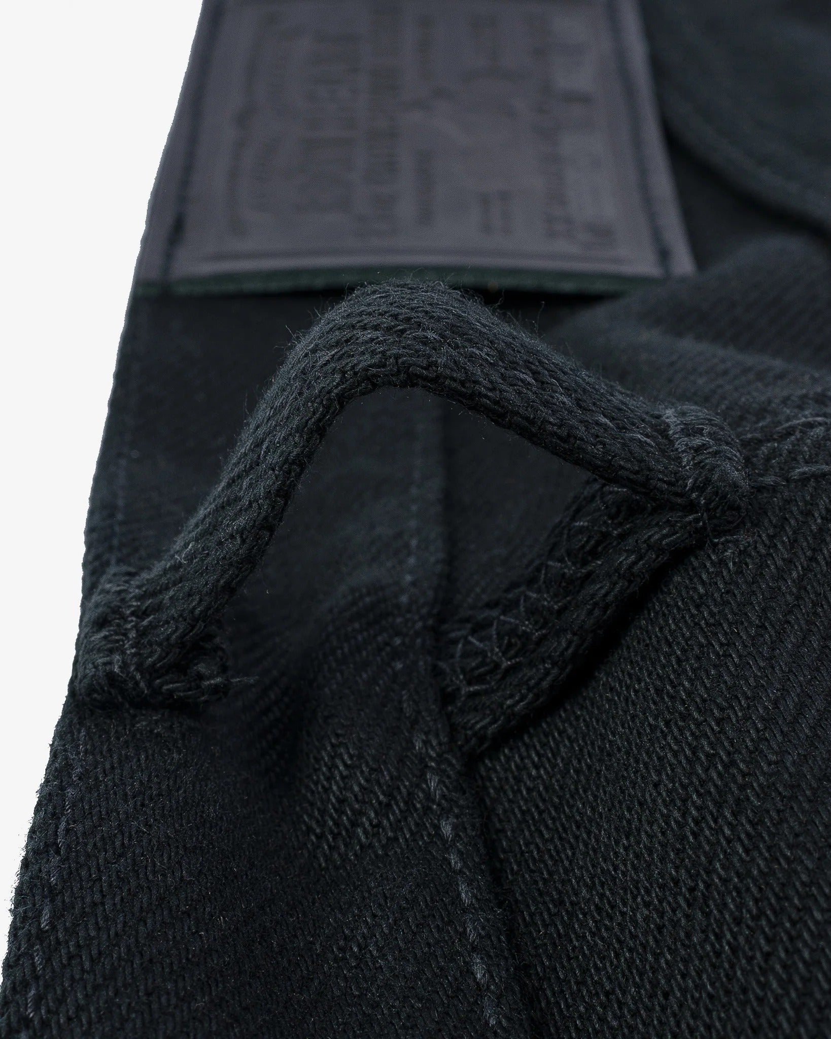 Iron Heart IH-555S-SB Superblack Non-Fade 21oz. Selvedge Denim - Super Slim