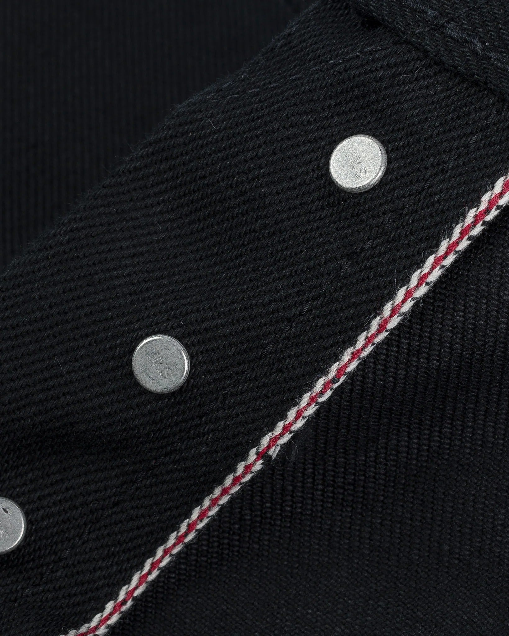 Iron Heart IH-555S-SB Superblack Non-Fade 21oz. Selvedge Denim - Super Slim