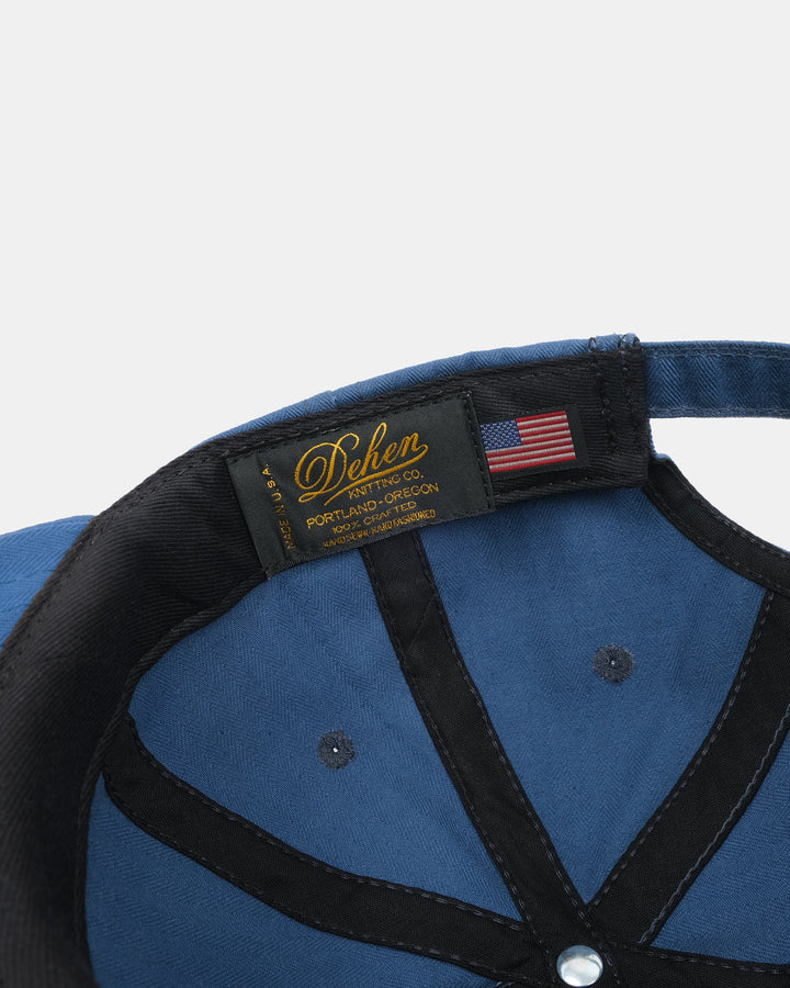 Dehen 1920 Waxed Baseball Hat - Mock Blue