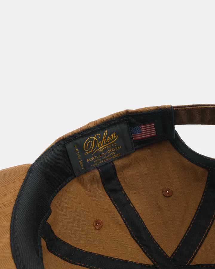 Dehen 1920 Waxed Baseball Hat - Nicotine
