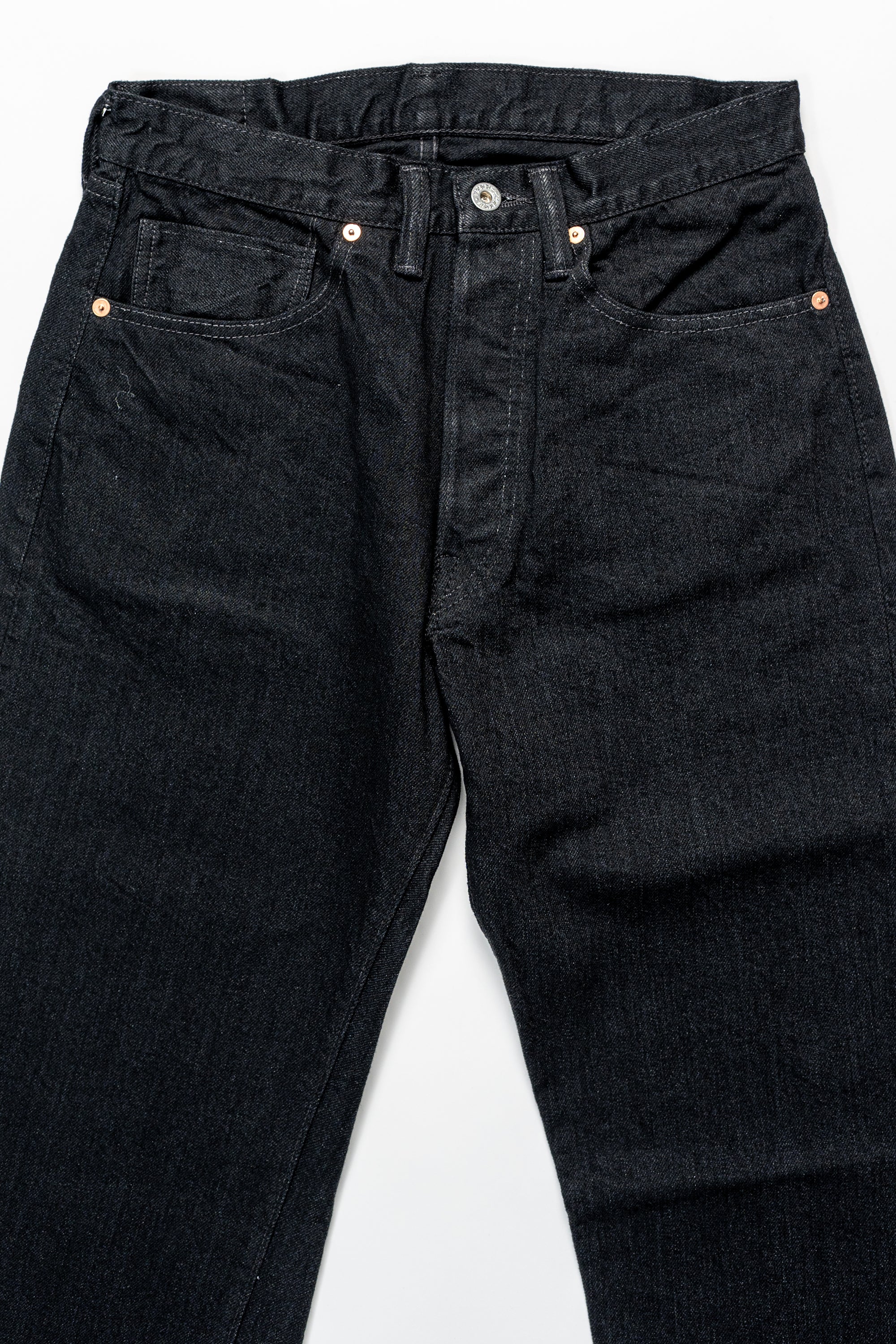 TCB Jeans Late S40's Jeans BK - 14oz Black Denim One Wash