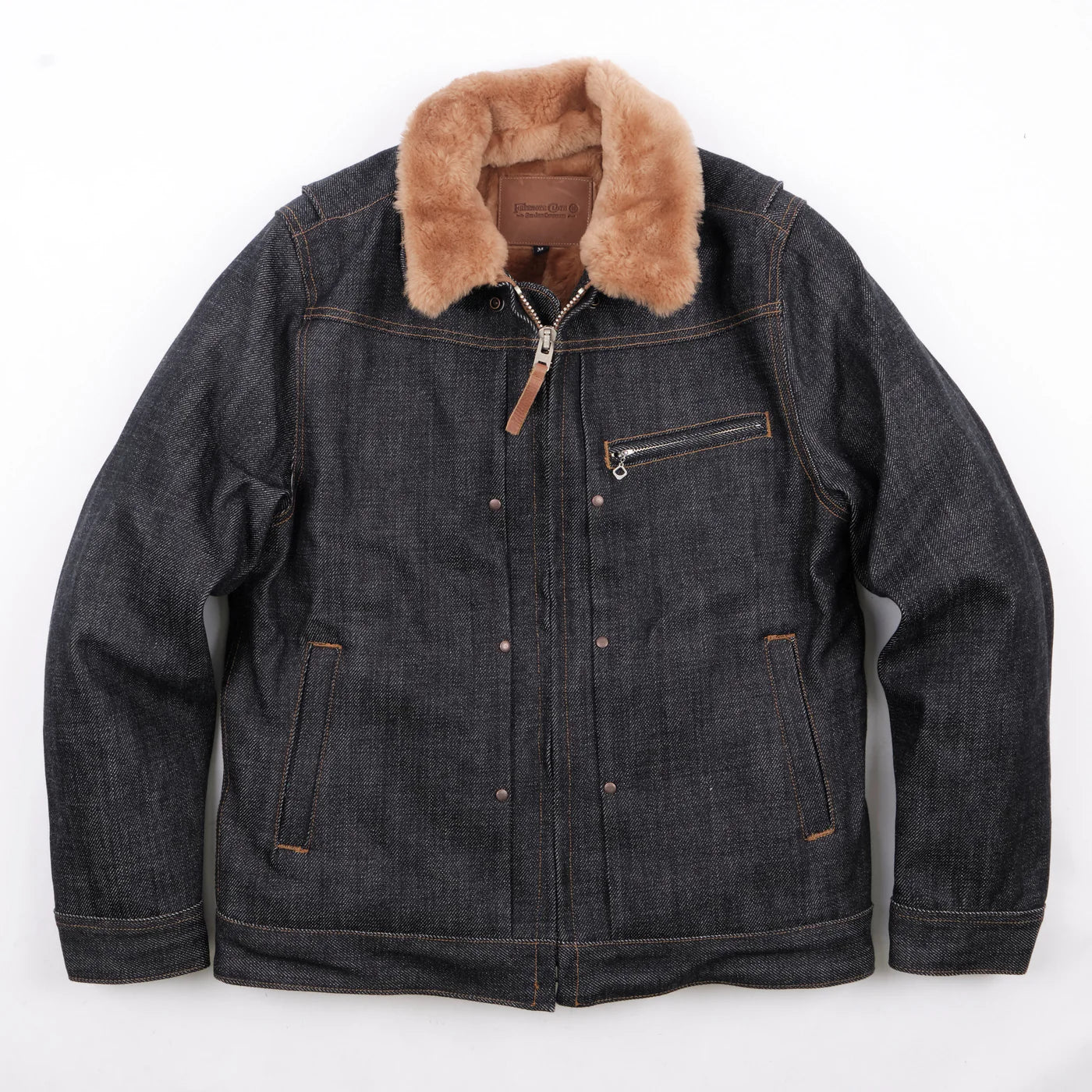 Freenote Cloth RJ-2 Denim Shearling - 20oz Selvedge