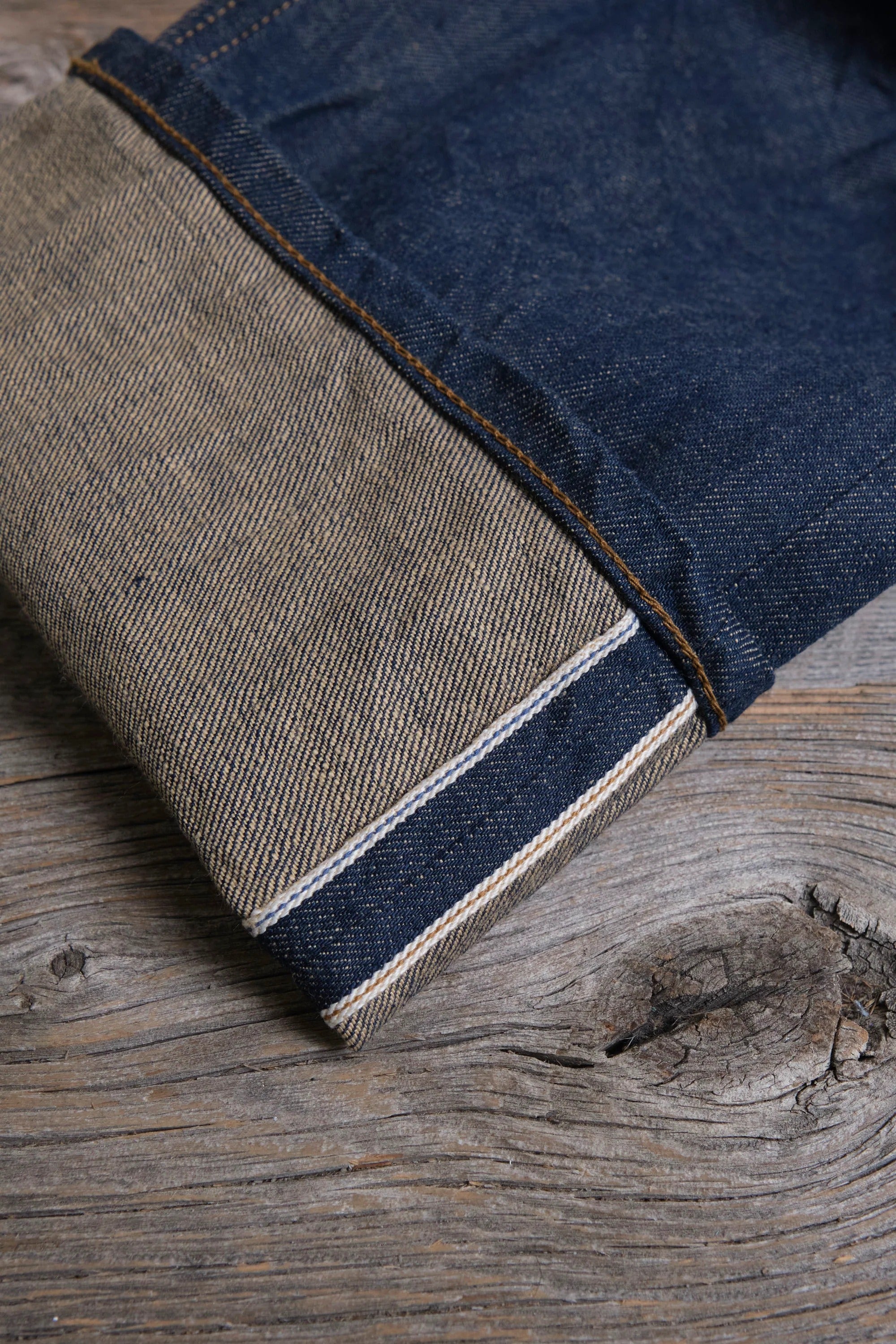 Freenote Cloth Modesto - 13oz Natural Rinsed Indigo