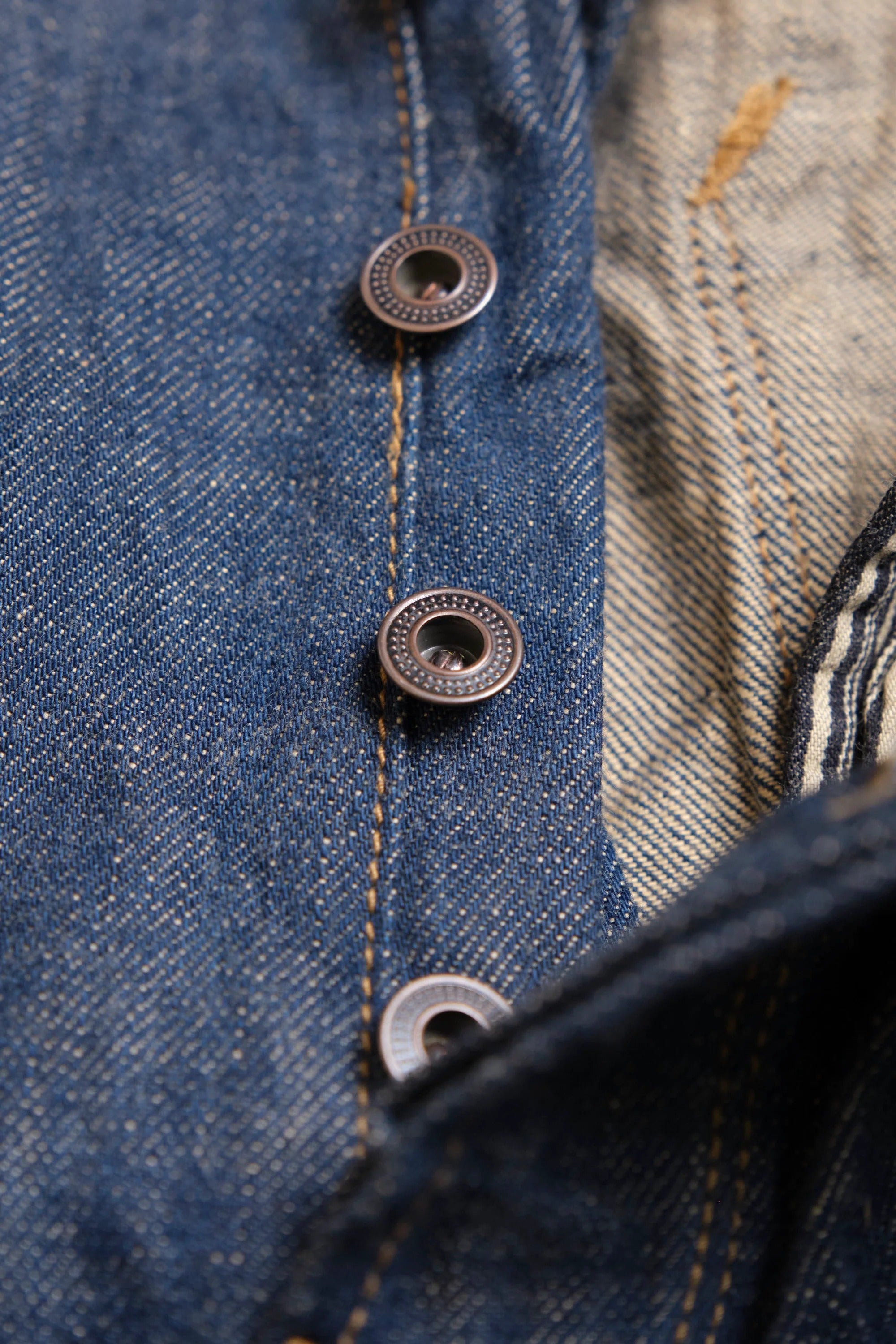 Freenote Cloth Modesto - 13oz Natural Rinsed Indigo