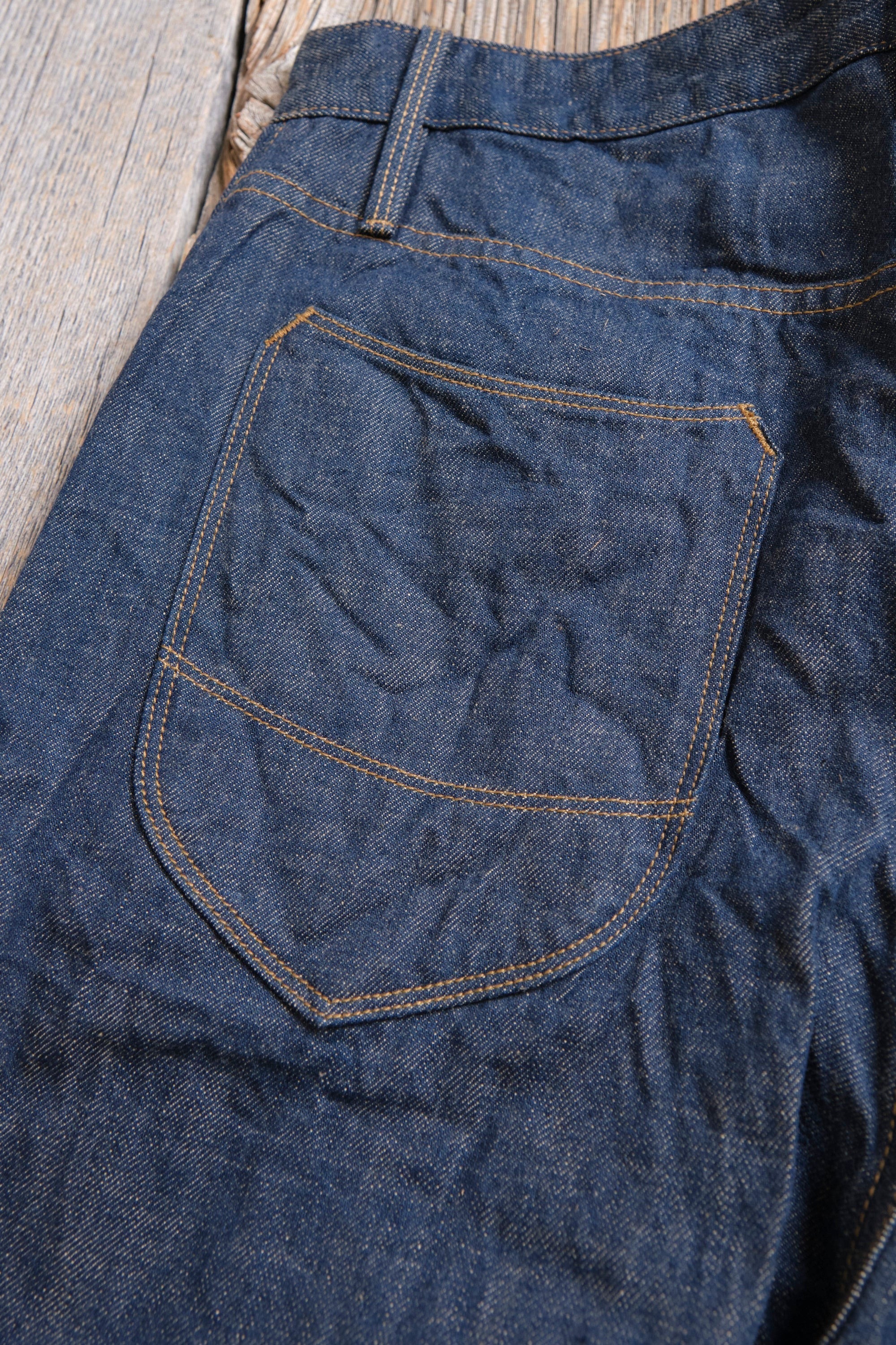 Freenote Cloth Modesto - 13oz Natural Rinsed Indigo