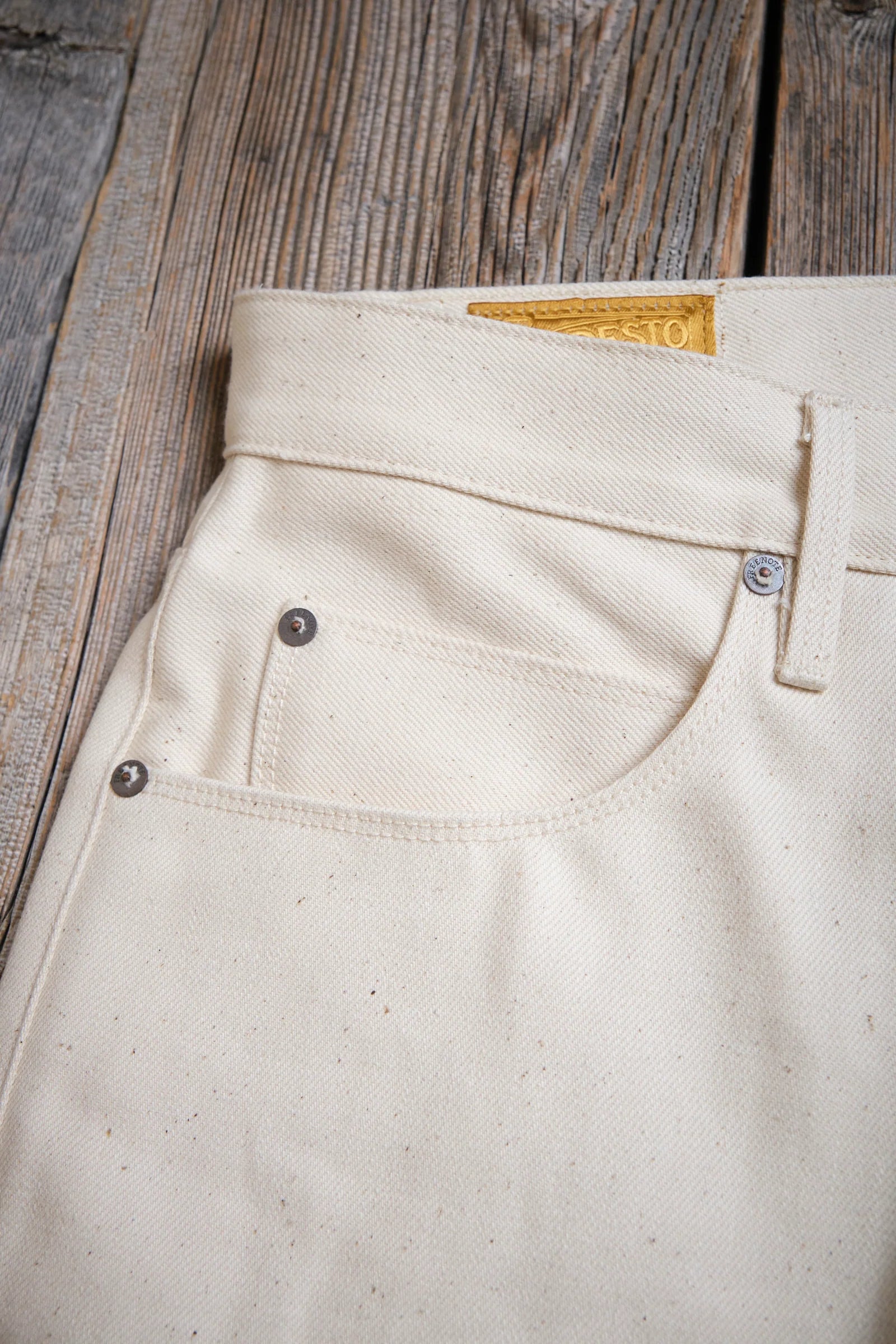 Freenote Cloth Modesto - 14oz Ecru Denim