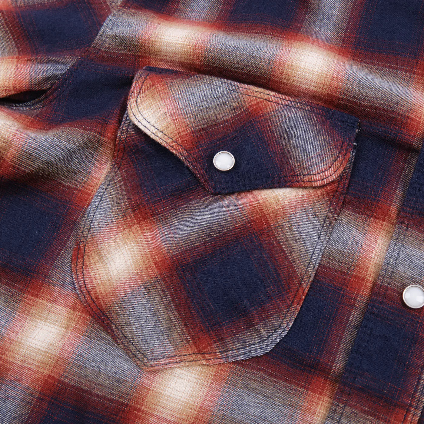 Freenote Cloth - Bodie Navy Plaid