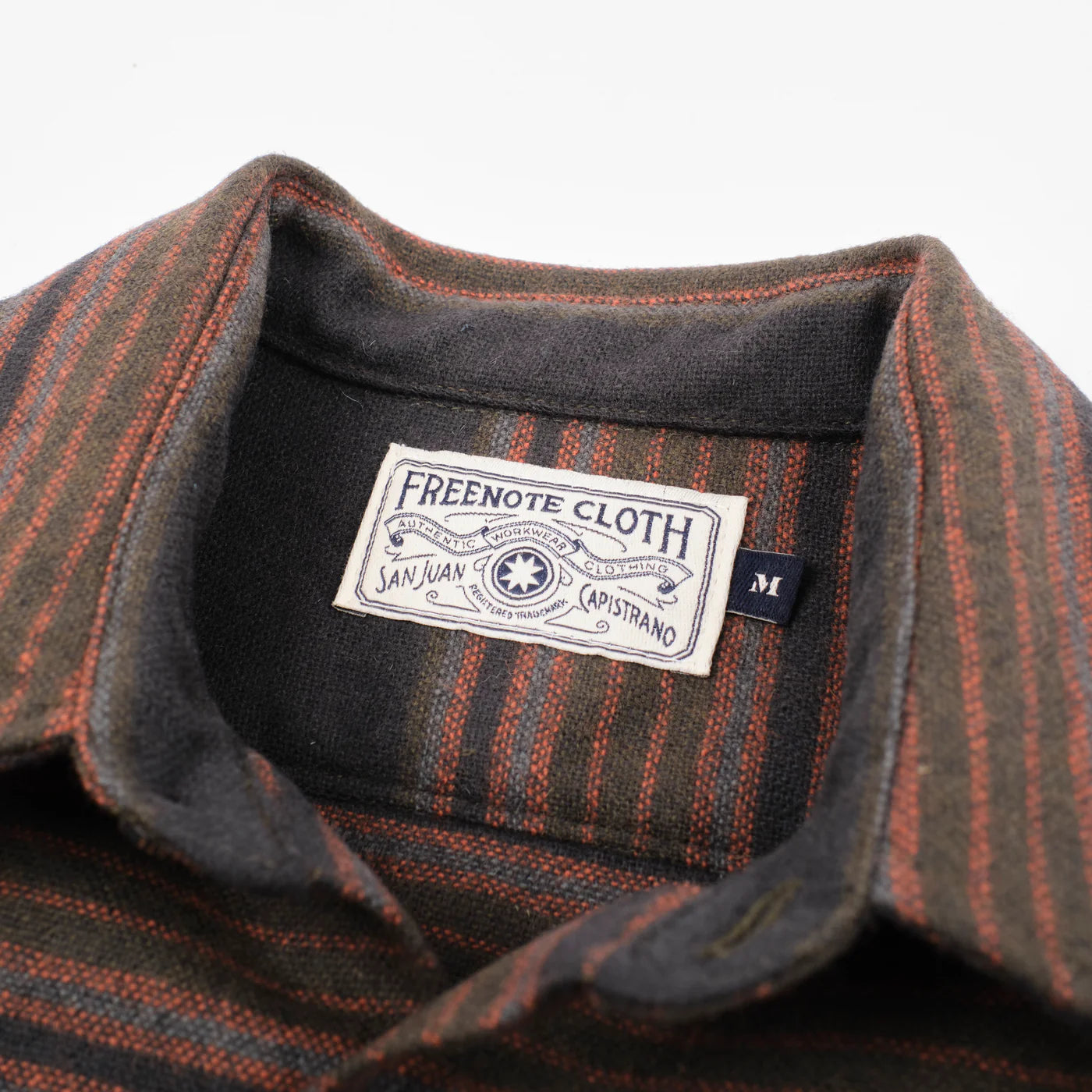 Freenote Cloth Benson - Black Stripe Wool