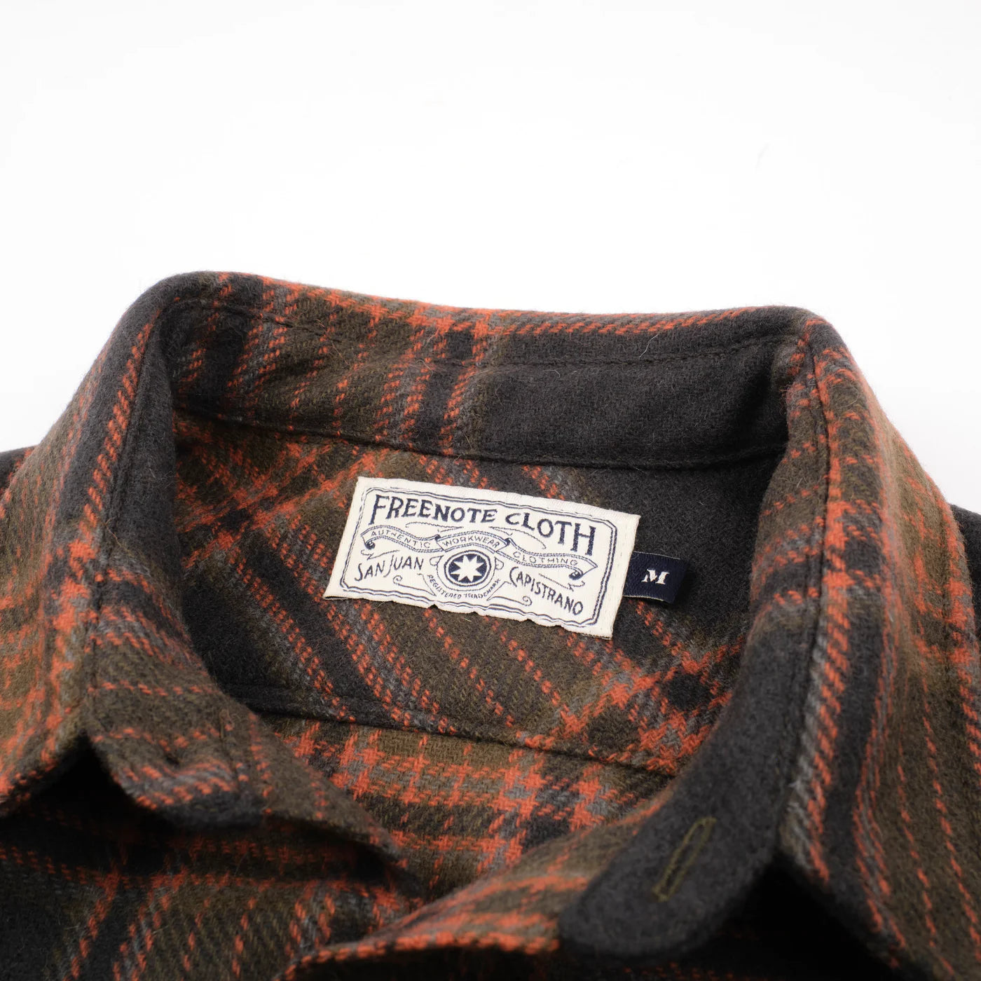 Freenote Cloth Benson - Black Plaid Wool