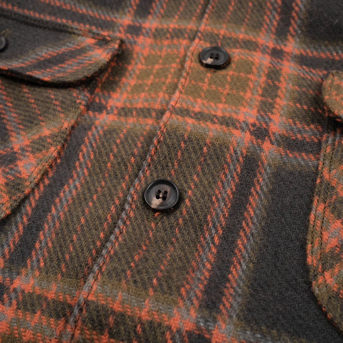 Freenote Cloth Benson - Black Plaid Wool