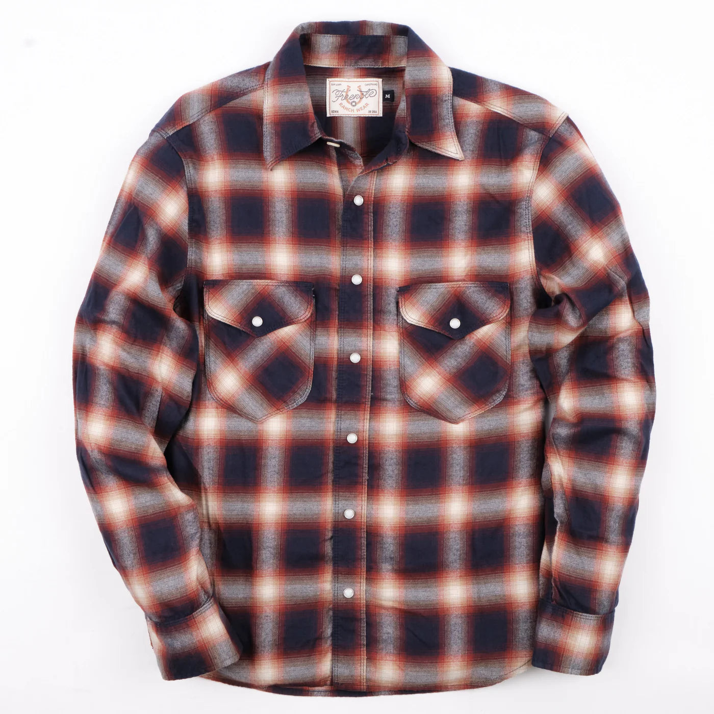 Freenote Cloth - Bodie Navy Plaid