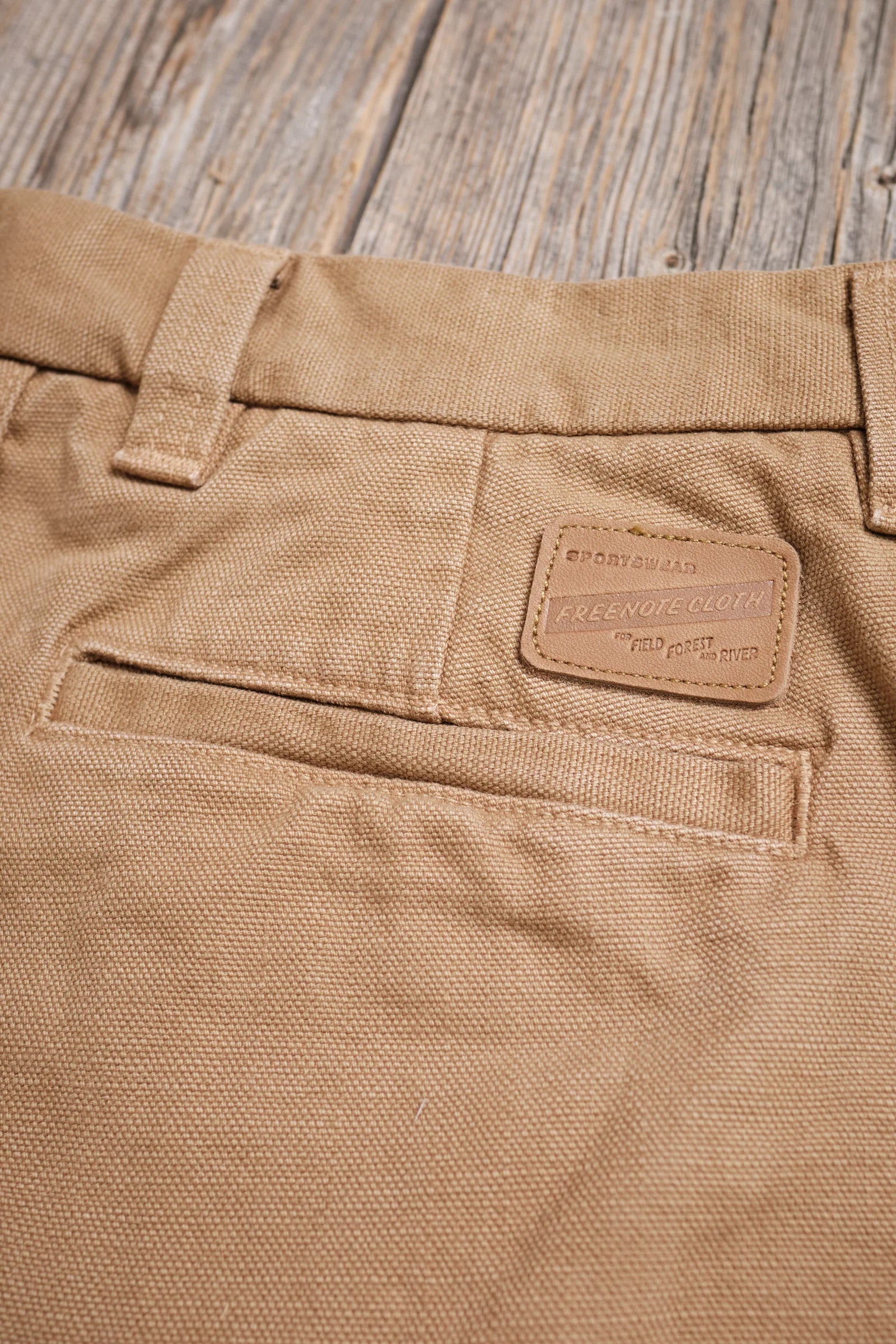 Freenote Cloth Deck Pant - 14oz Slub Tan