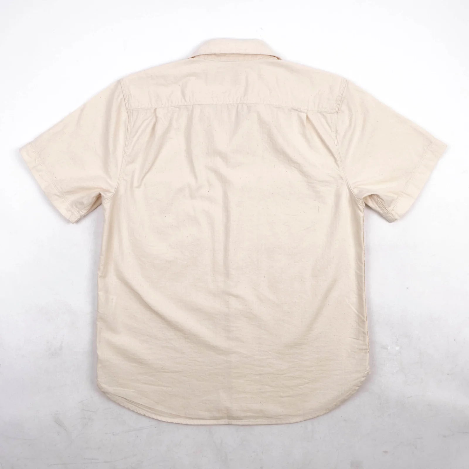Freenote Cloth Dayton S/S  - Natural Herringbone
