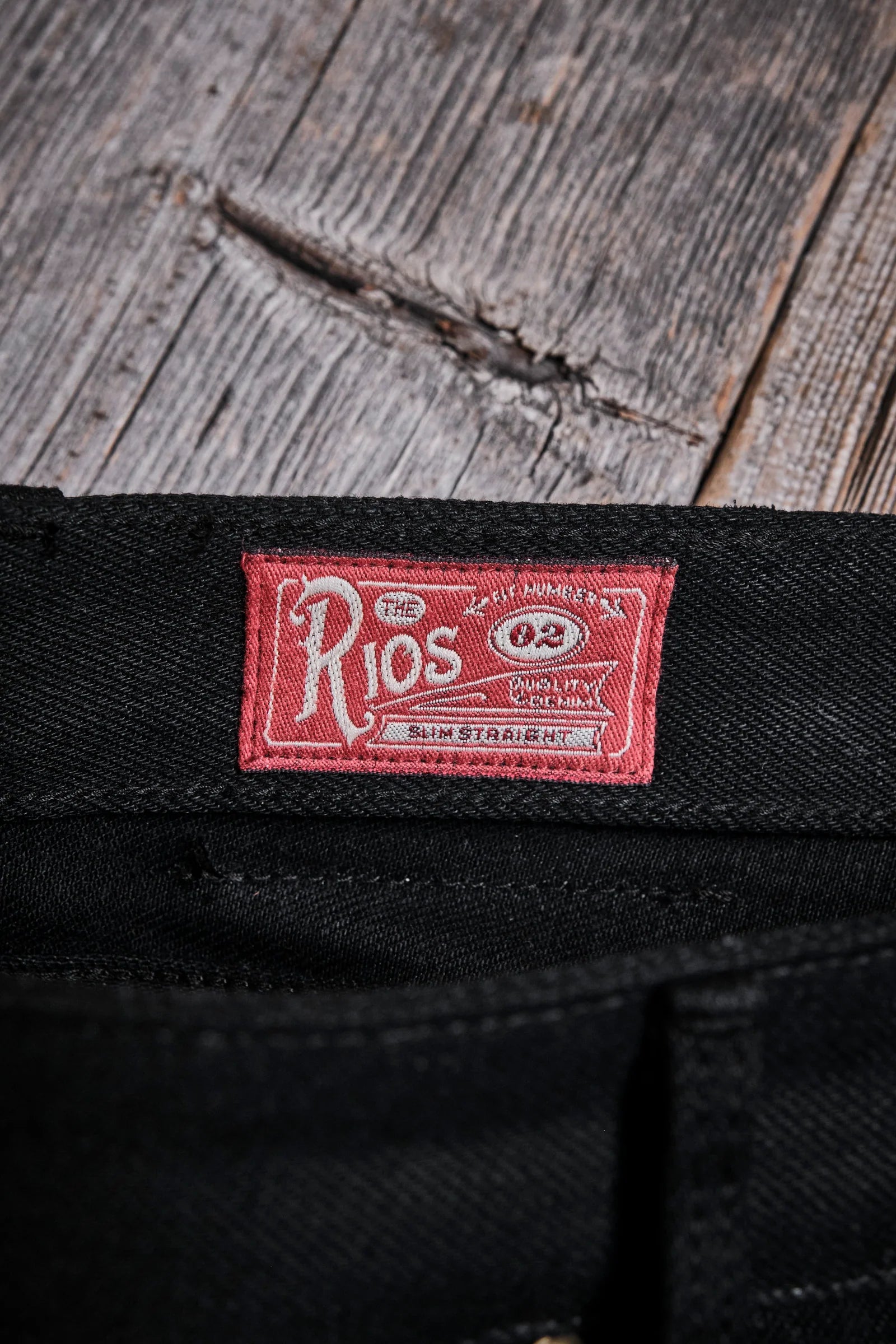 Freenote Cloth Rios - 15.75oz Aces High Black Denim