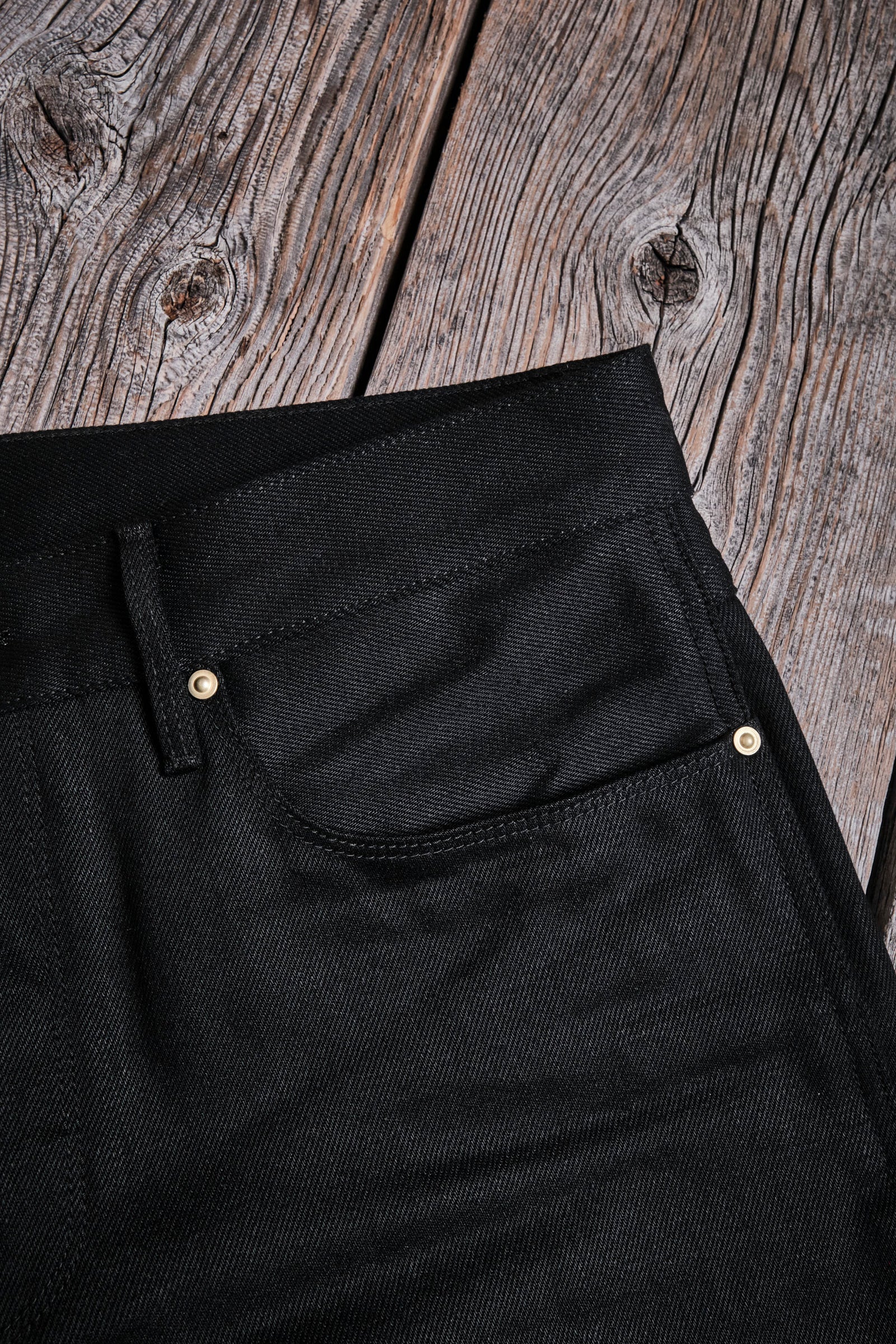 Freenote Cloth Rios - 15.75oz Aces High Black Denim