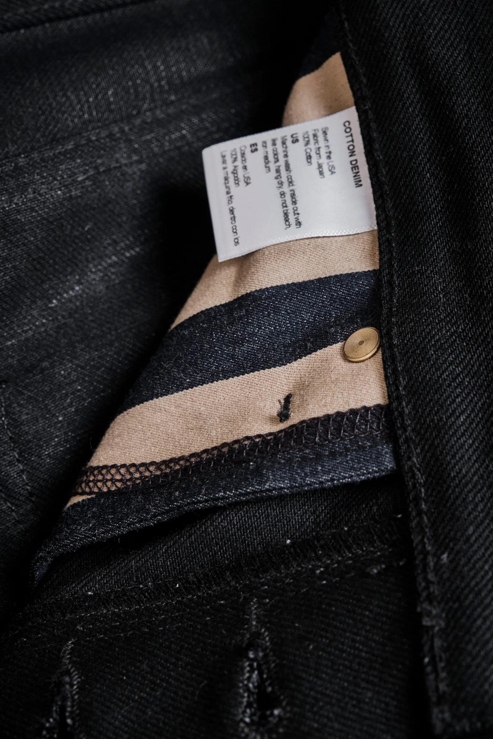 Freenote Cloth Rios - 15.75oz Aces High Black Denim