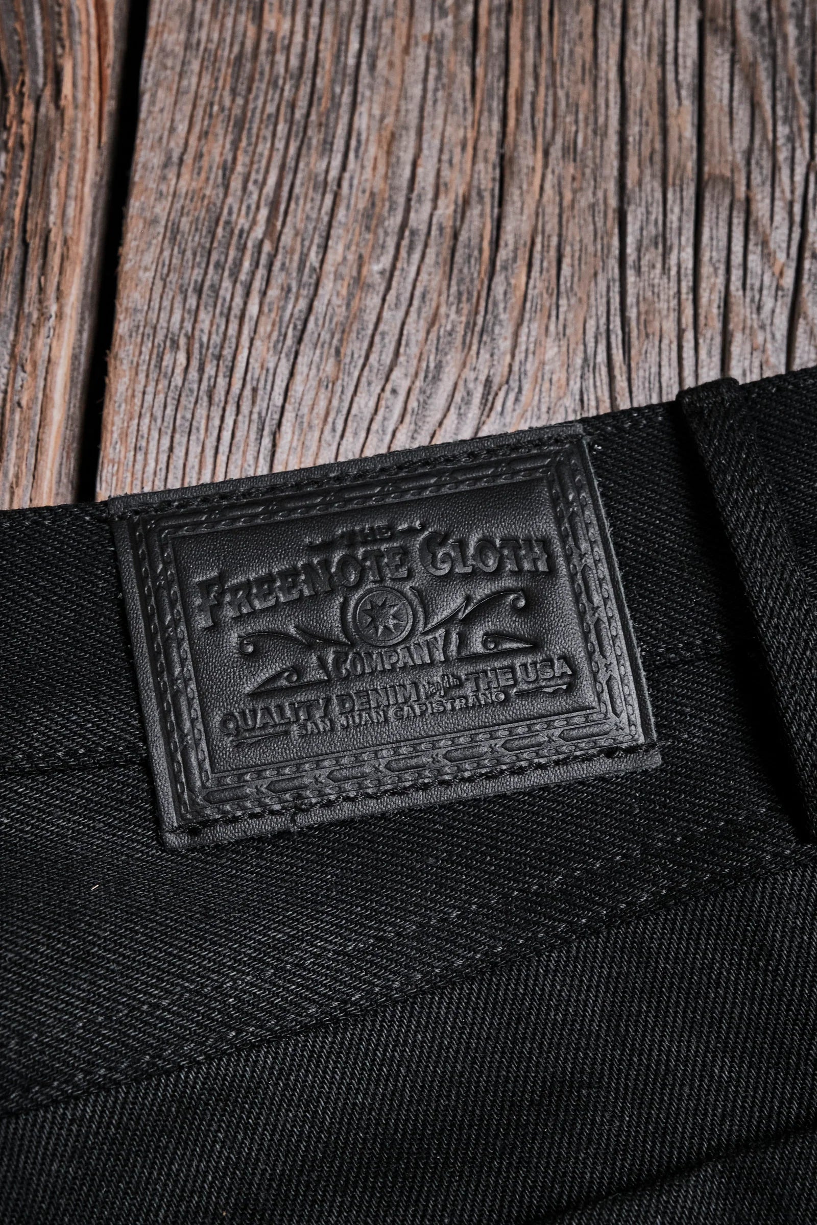 Freenote Cloth Rios - 15.75oz Aces High Black Denim