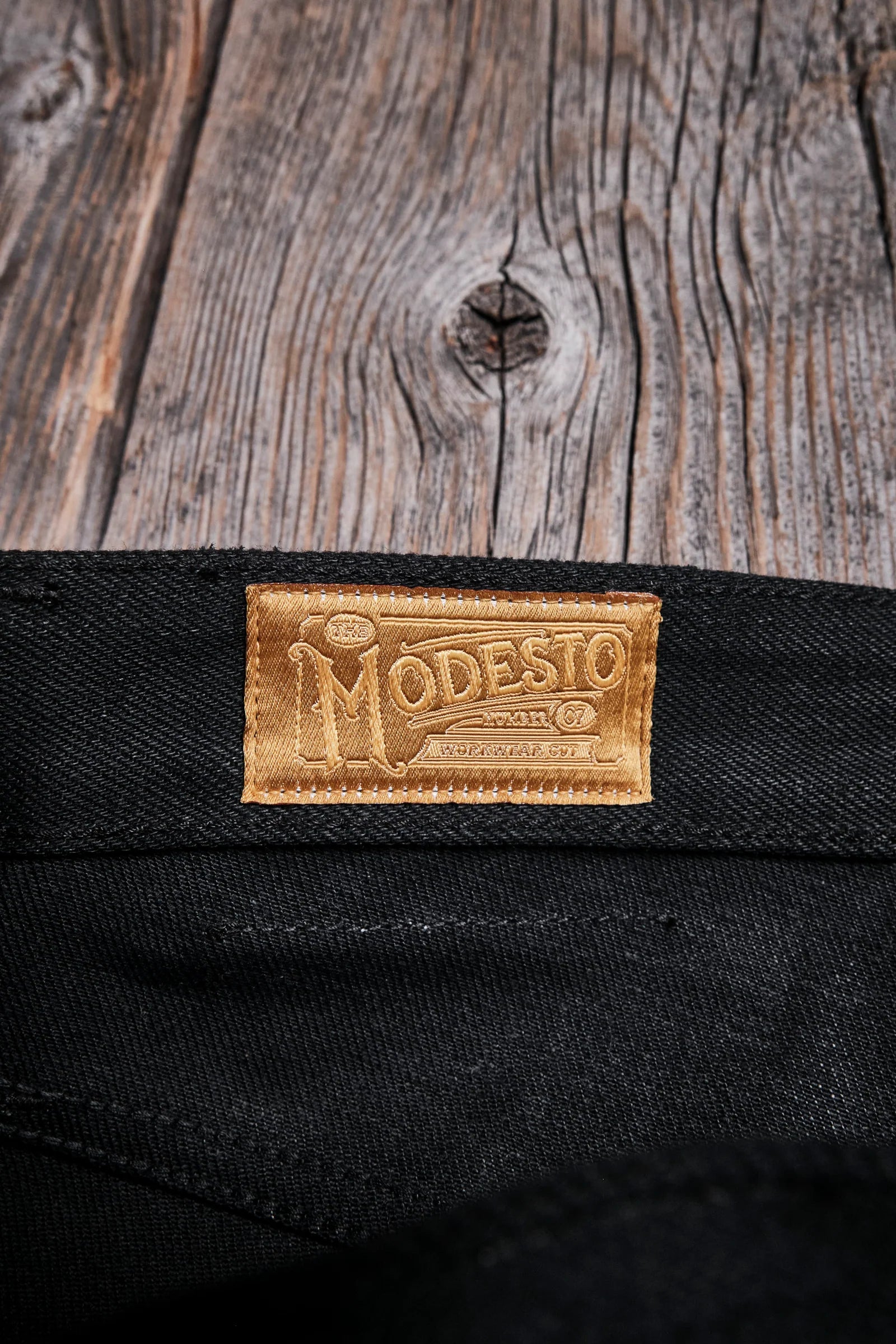 Freenote Cloth Modesto - 15.75oz Aces High Black Denim