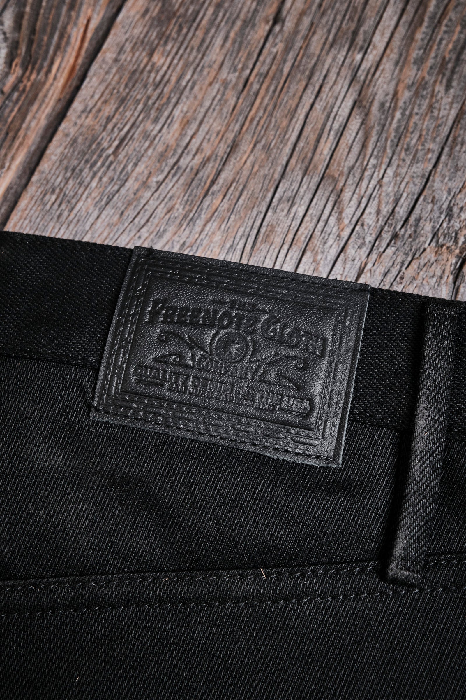 Freenote Cloth Modesto - 15.75oz Aces High Black Denim