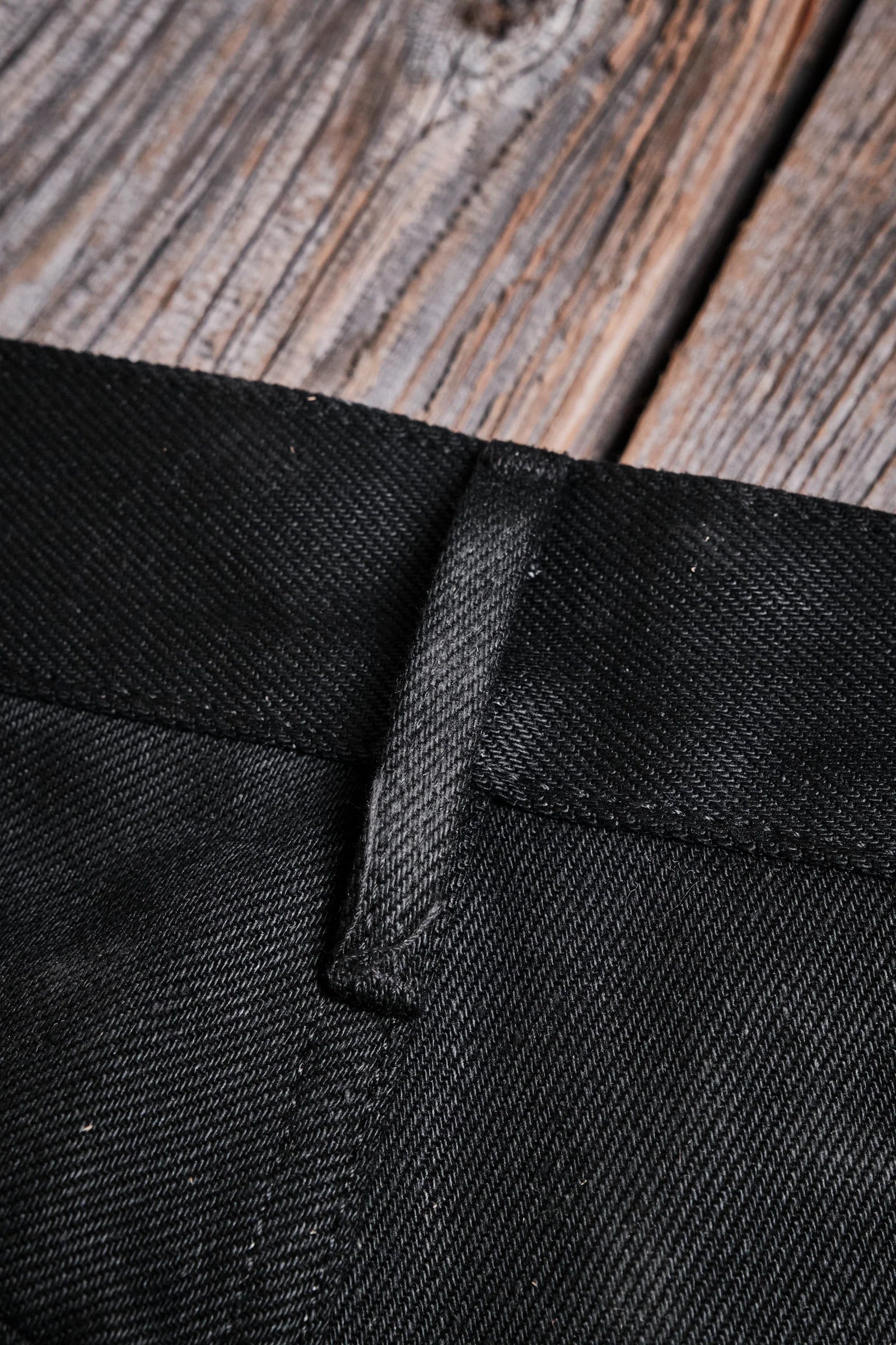 Freenote Cloth Modesto - 15.75oz Aces High Black Denim