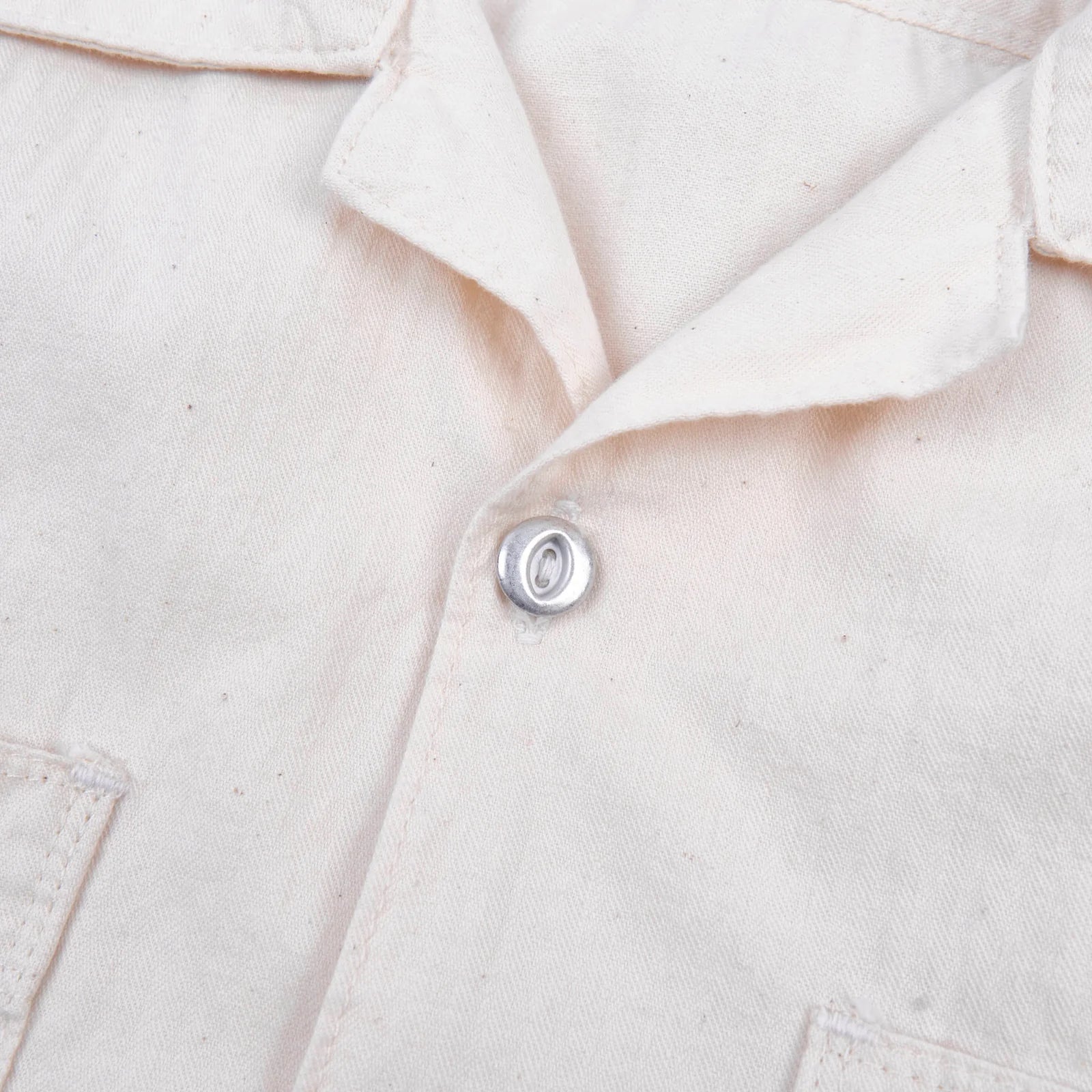 Freenote Cloth Dayton S/S  - Natural Herringbone