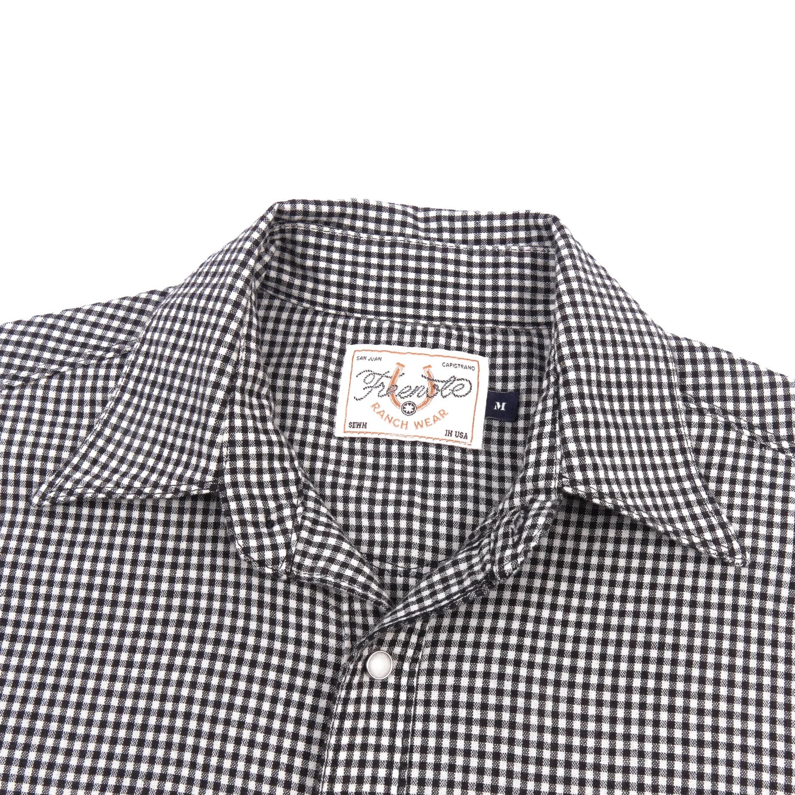 Freenote Cloth Bodie S/S - Black Gingham