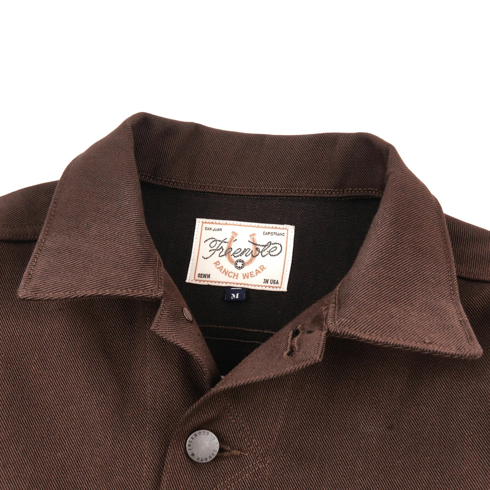 Freenote Cloth High Low - 15oz Dark Brown Denim