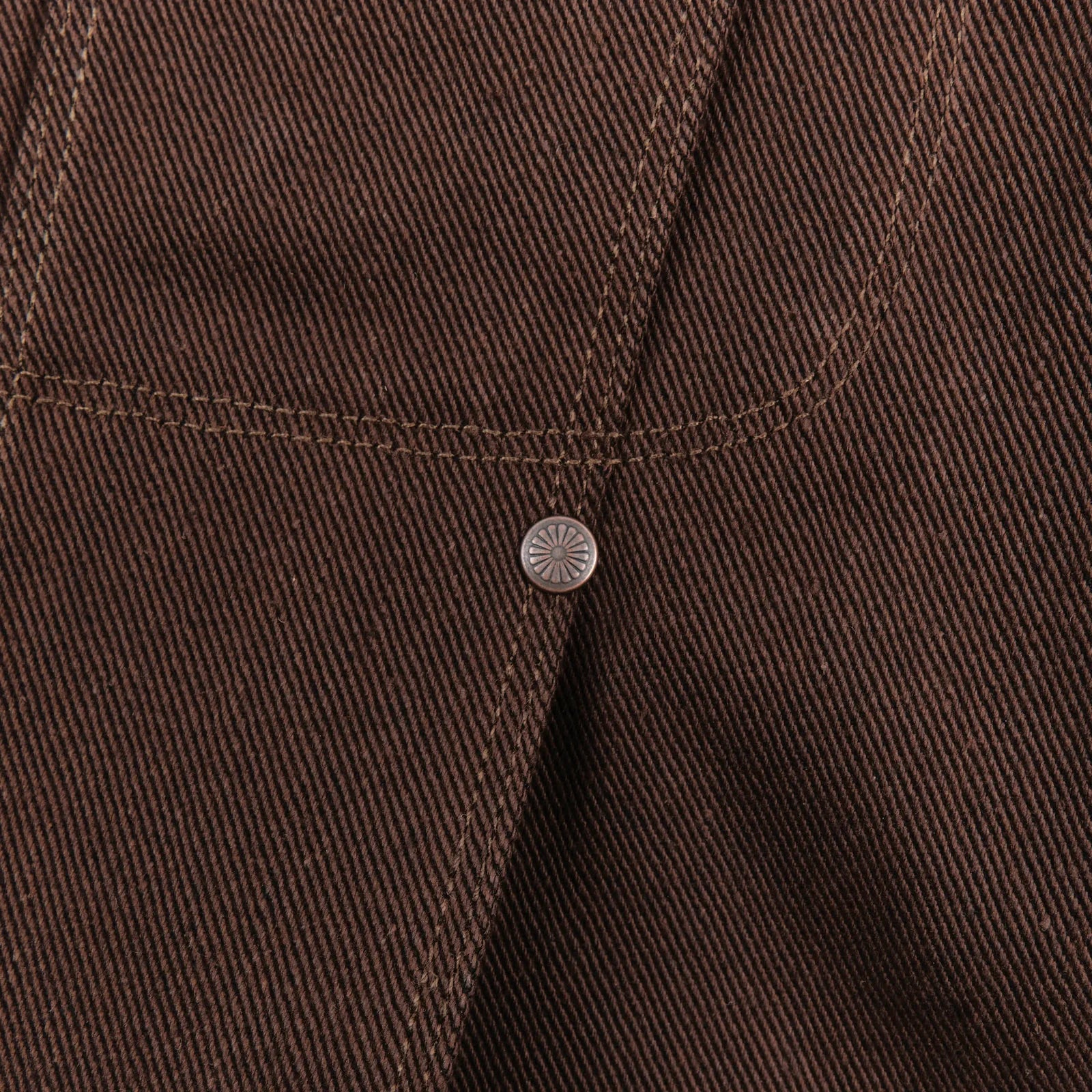 Freenote Cloth High Low - 15oz Dark Brown Denim