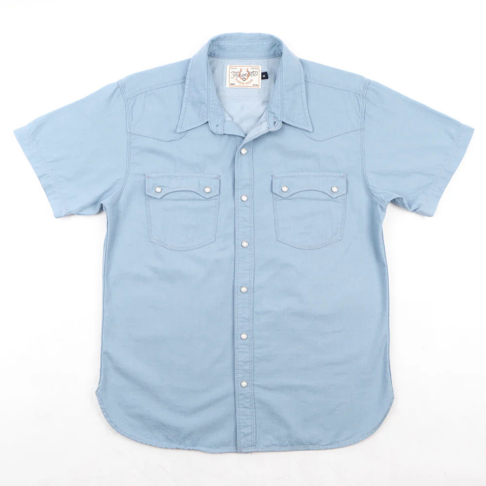 Freenote Cloth Modern Western S/S - Clear Blue