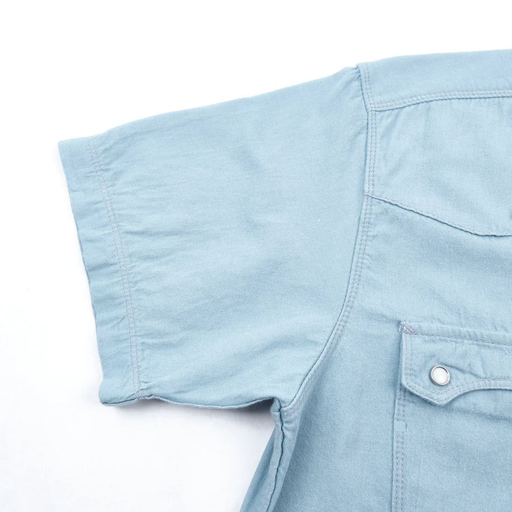 Freenote Cloth Modern Western S/S - Clear Blue