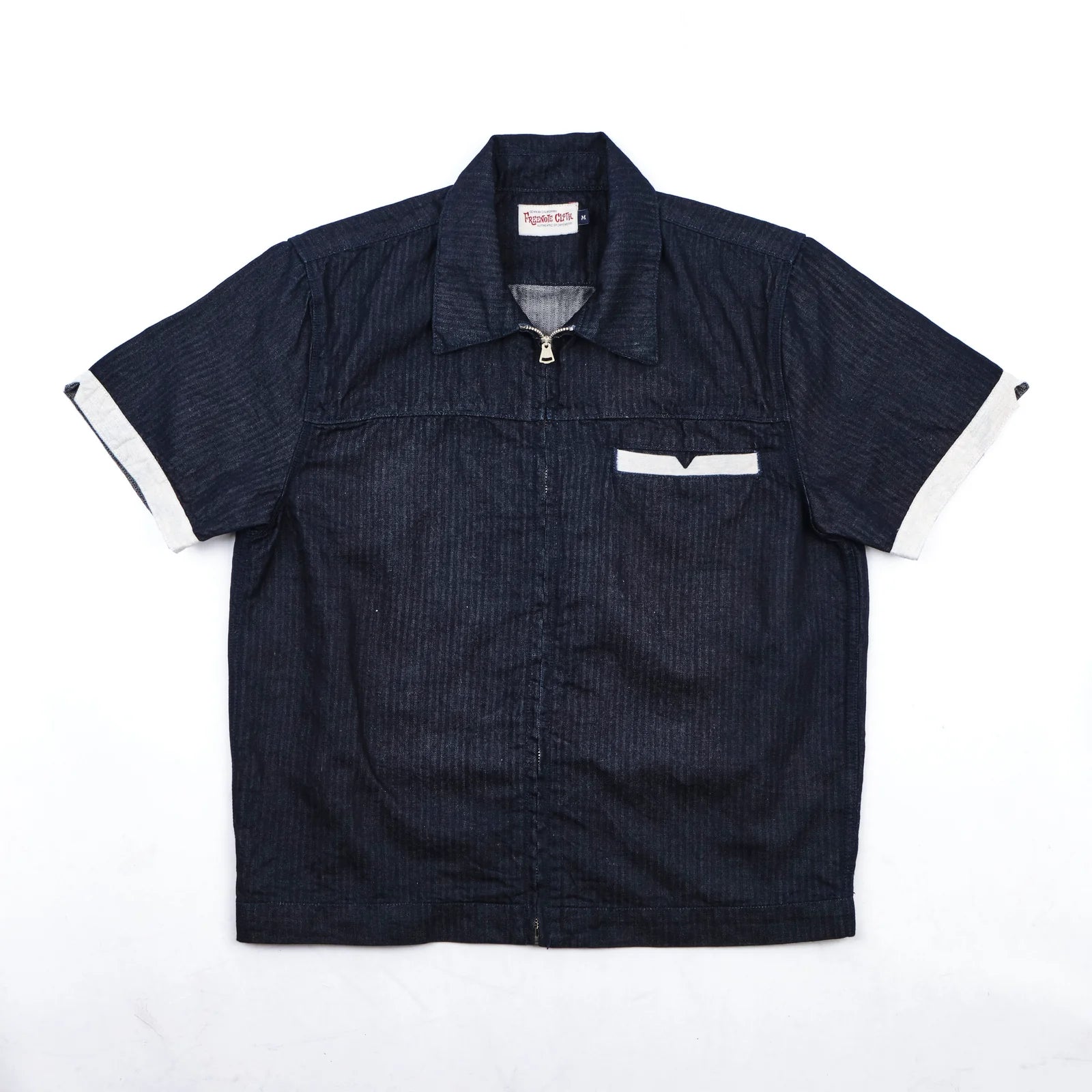 Freenote Cloth Yorba - Navy Herringbone