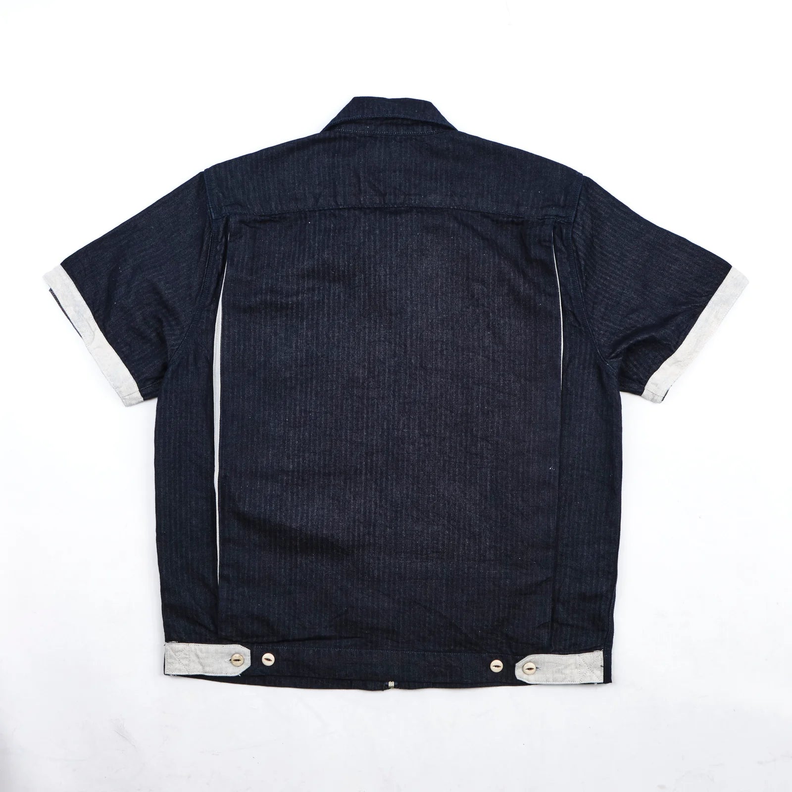 Freenote Cloth Yorba - Navy Herringbone
