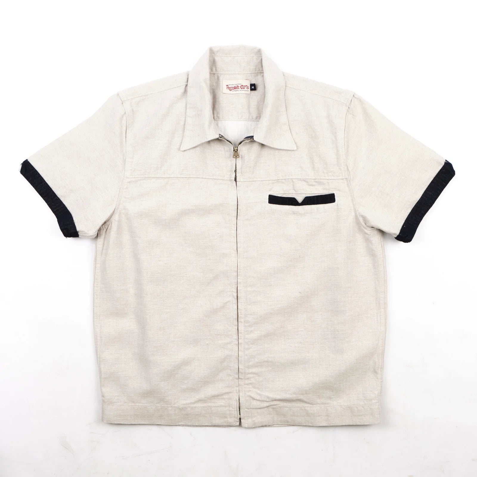 Freenote Cloth Yorba - White Herringbone