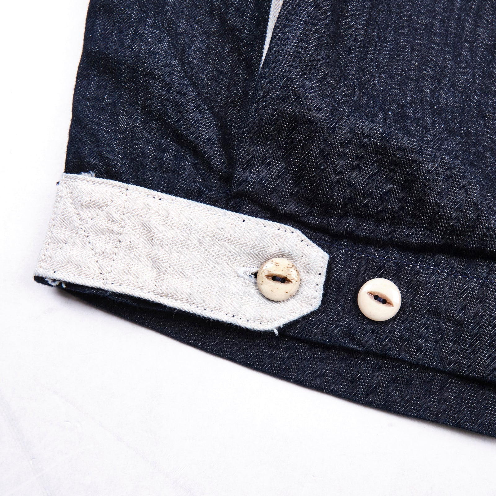 Freenote Cloth Yorba - Navy Herringbone