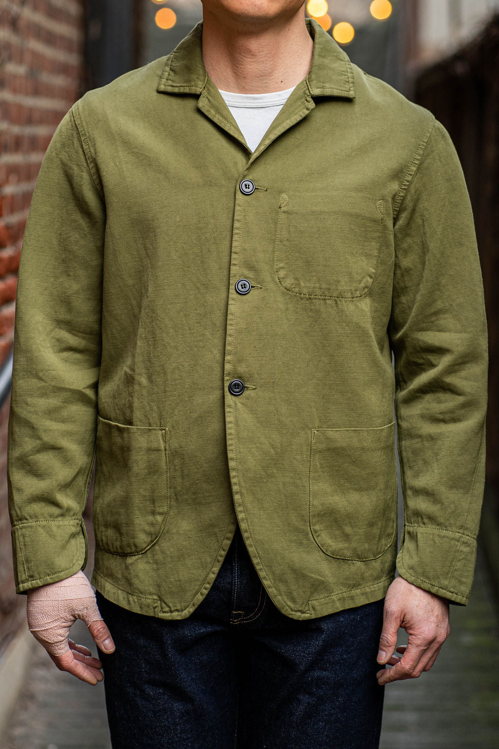 [PERSTEP]★25SS★韓国人気★OXFORD COTTON WORK JACKET PERSTEP]☆25SS☆韓国人気☆OXFORD COTTON WORK JACKET アウター
