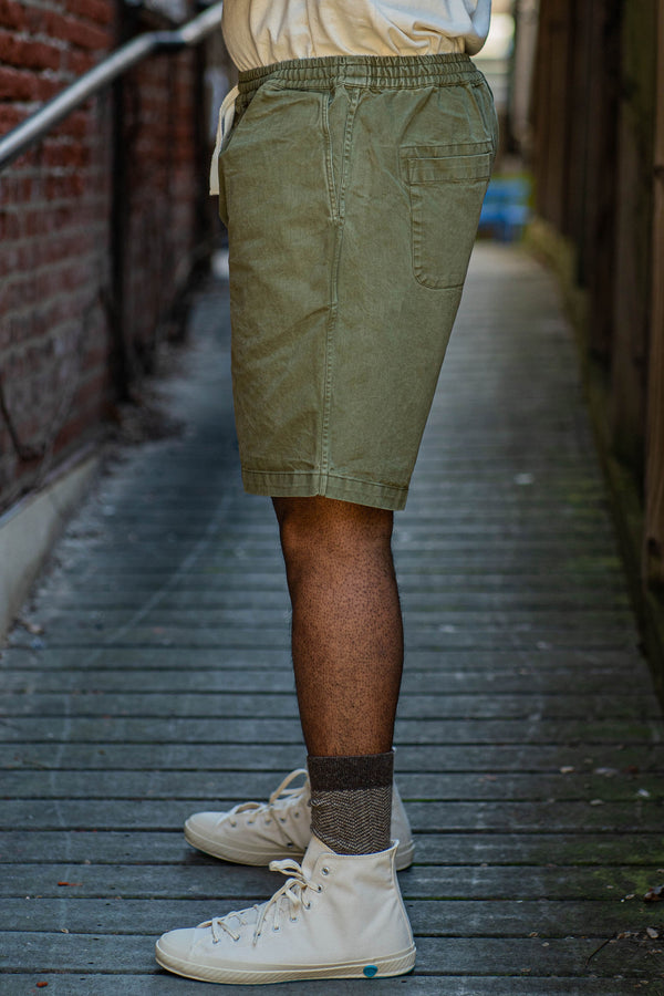 3sixteen Drawstring Shorts - Olive Twill - Franklin & Poe