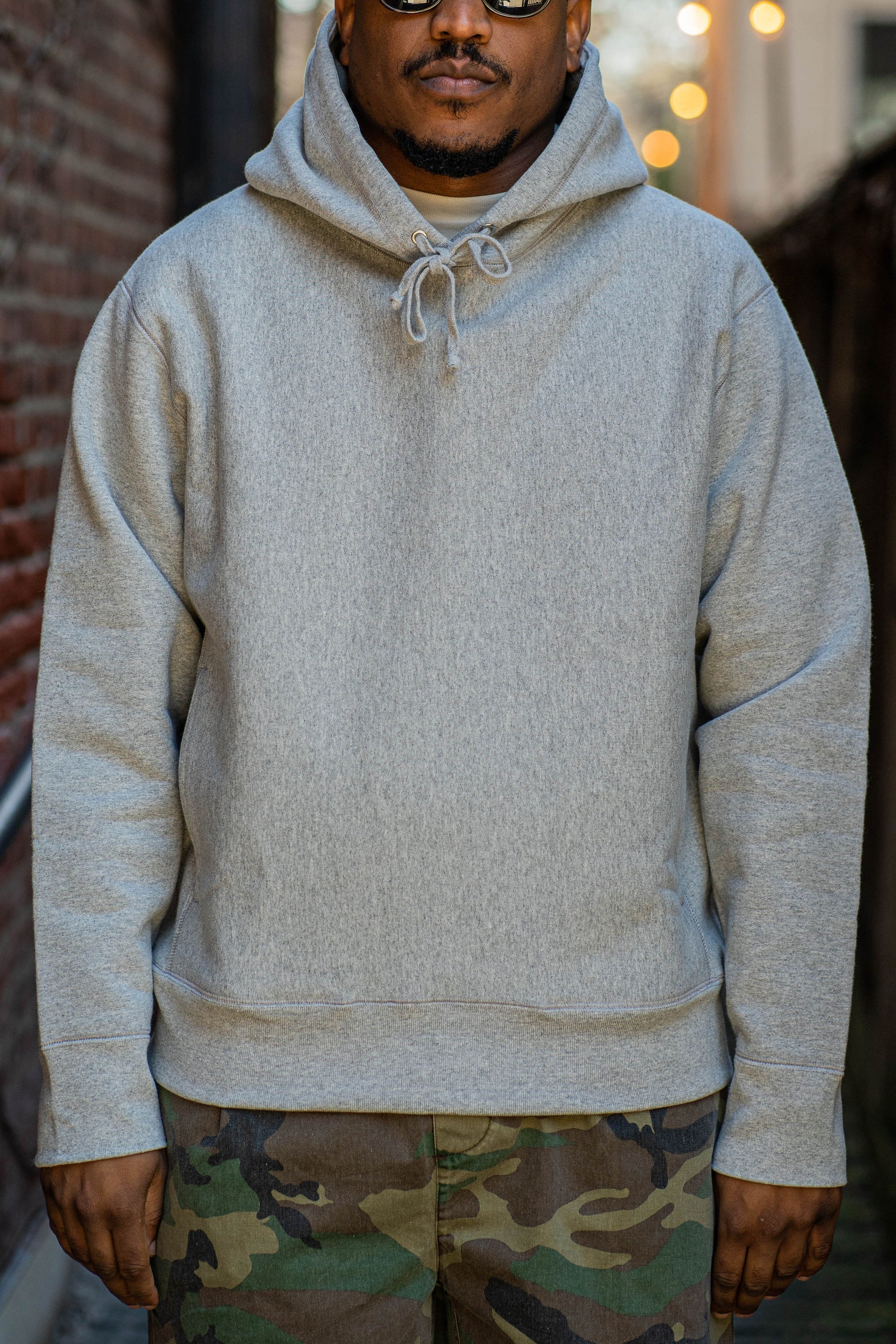 3sixteen Heavyweight Pullover Hoody Grey