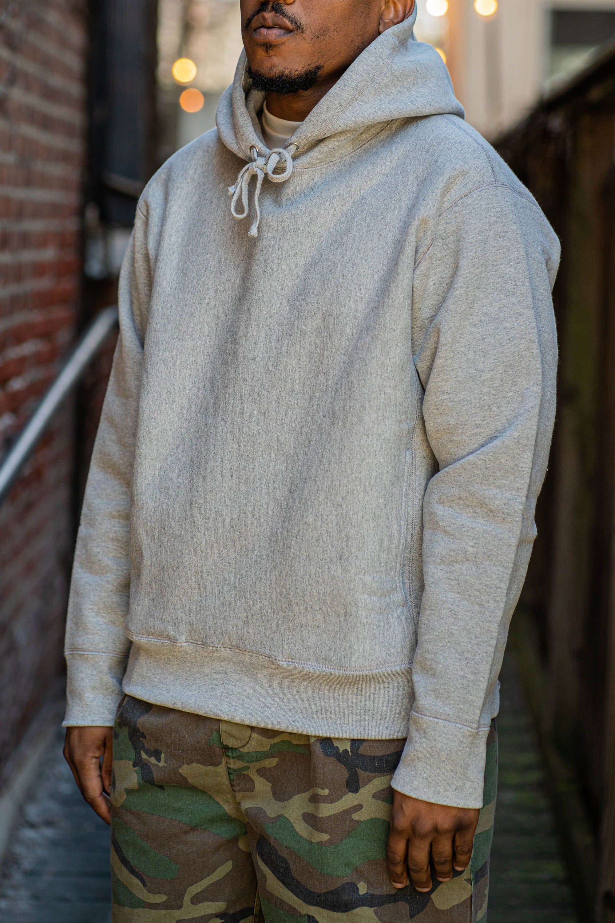 3sixteen Heavyweight Pullover Hoody Grey - Main Image