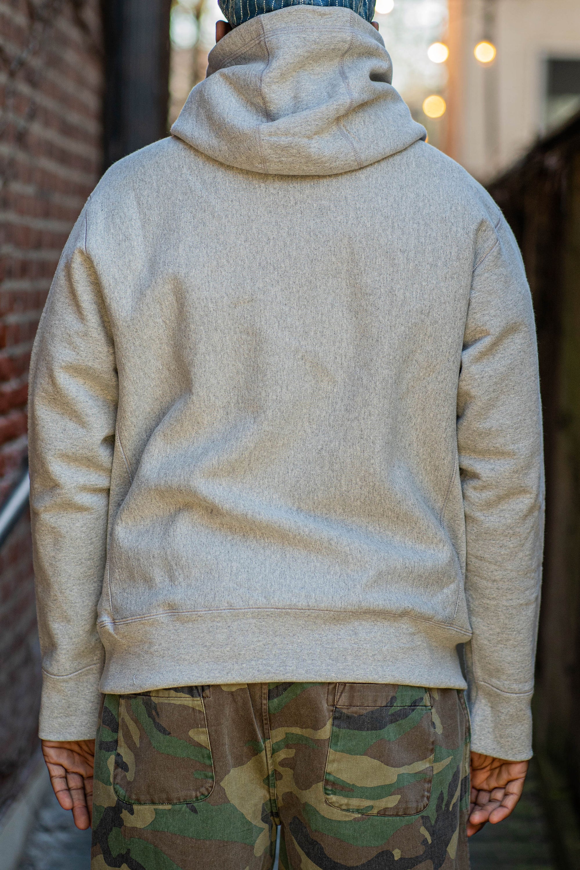 3sixteen Heavyweight Pullover Hoody Grey Franklin Poe