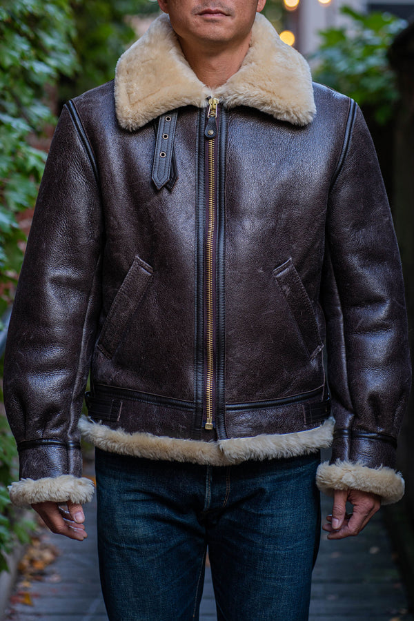 Beautiful Shearling Bomber Type B-3 Jacket - Etsy