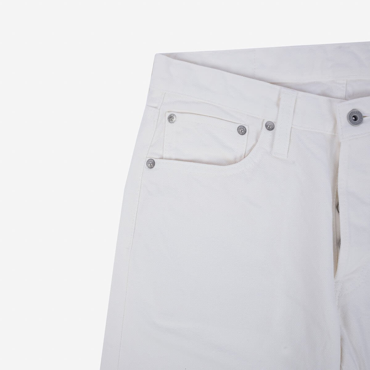 Iron Heart IH-634-WT 13.5oz Denim Straight Cut Jeans - White