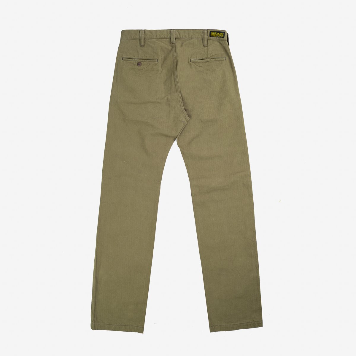 Iron Heart IH-735-KHA 11oz Herringbone Work Pants - Khaki