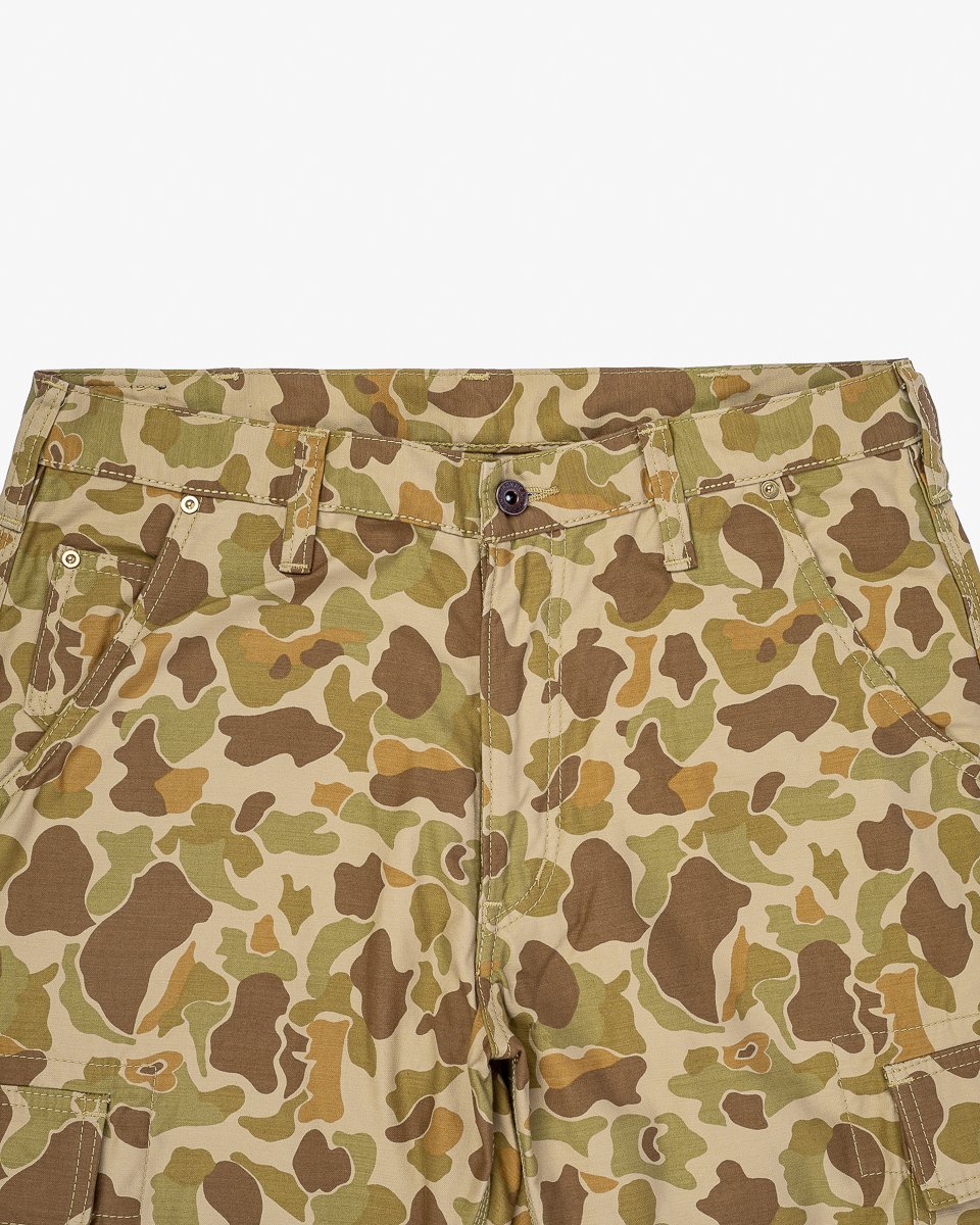 Iron Heart IH-737-DHC Satin Camouflage Cargo Pants - Duck Hunter