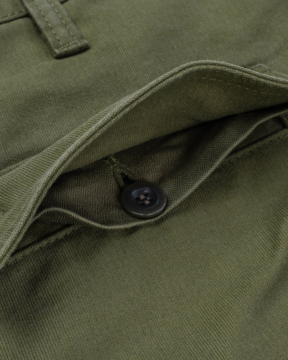 IH-738-GRN Whipcord Cargo Pants - Army Green