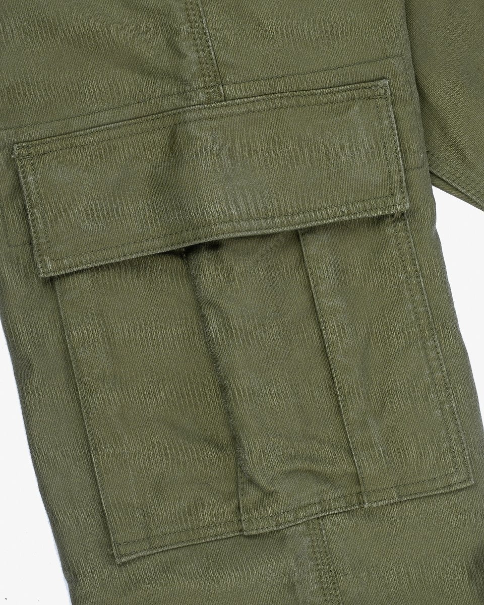 IH-738-GRN Whipcord Cargo Pants - Army Green