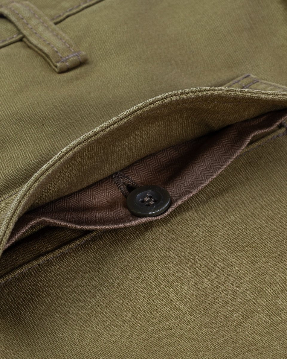 IH-738-KHA Whipcord Cargo Pants - Khaki